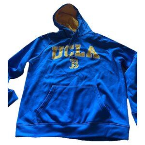 UCLA Bruins Hoodie Men’s L Blue Gold Logo Center Embroider Section University